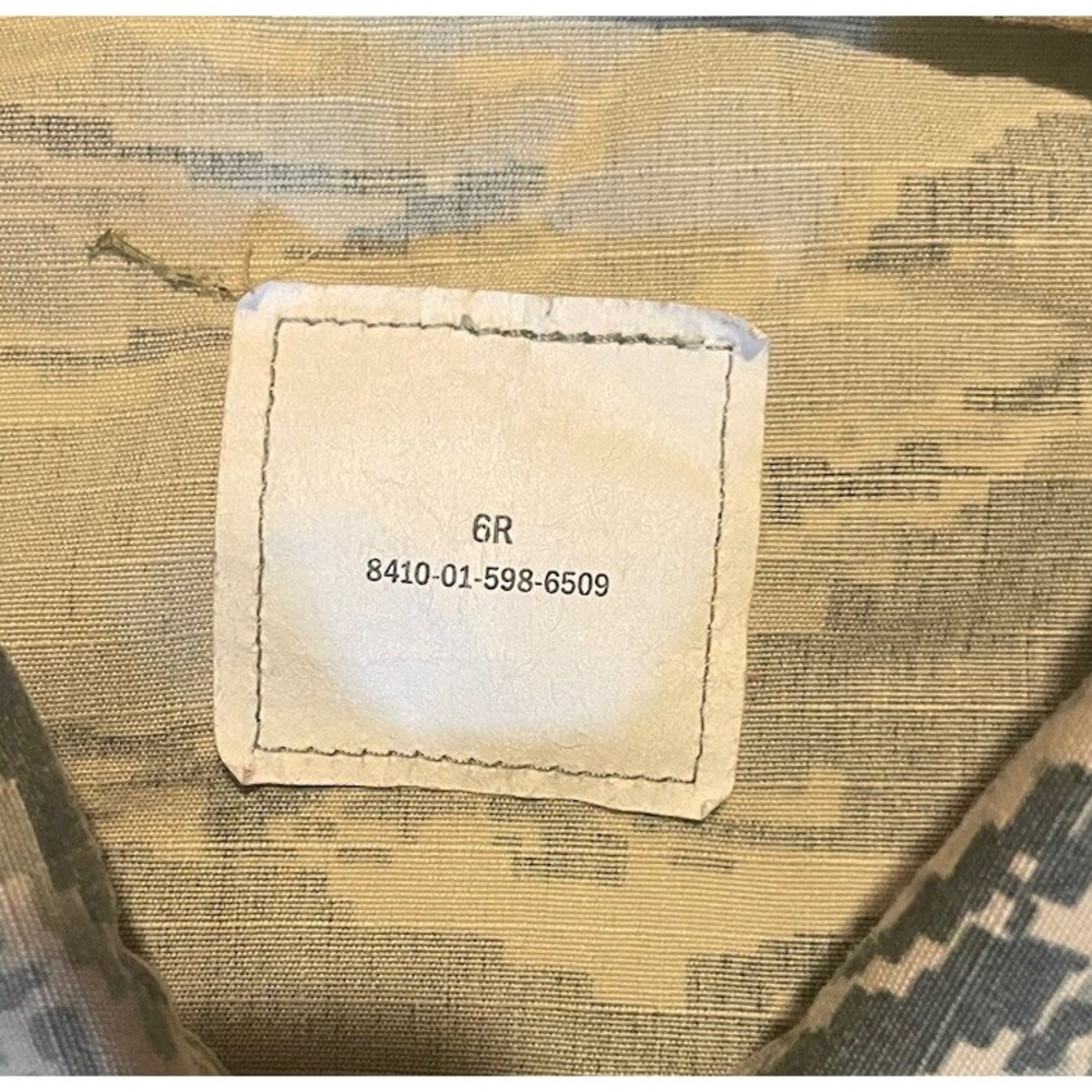 Womens Military Air Force Camouflage Utility Coat Jacket Size 6R - Picture 3 of 9